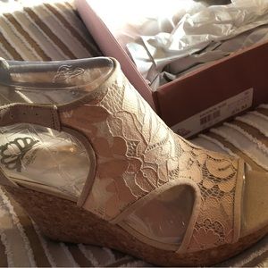 Fergalicious by Fergie NEW in box Lace Wedge